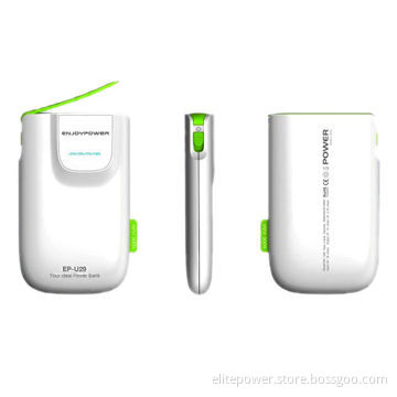 Dual USB port power banks for iPad 3, iPhone, HTC, Samsung and Nokia, 6,800mAh